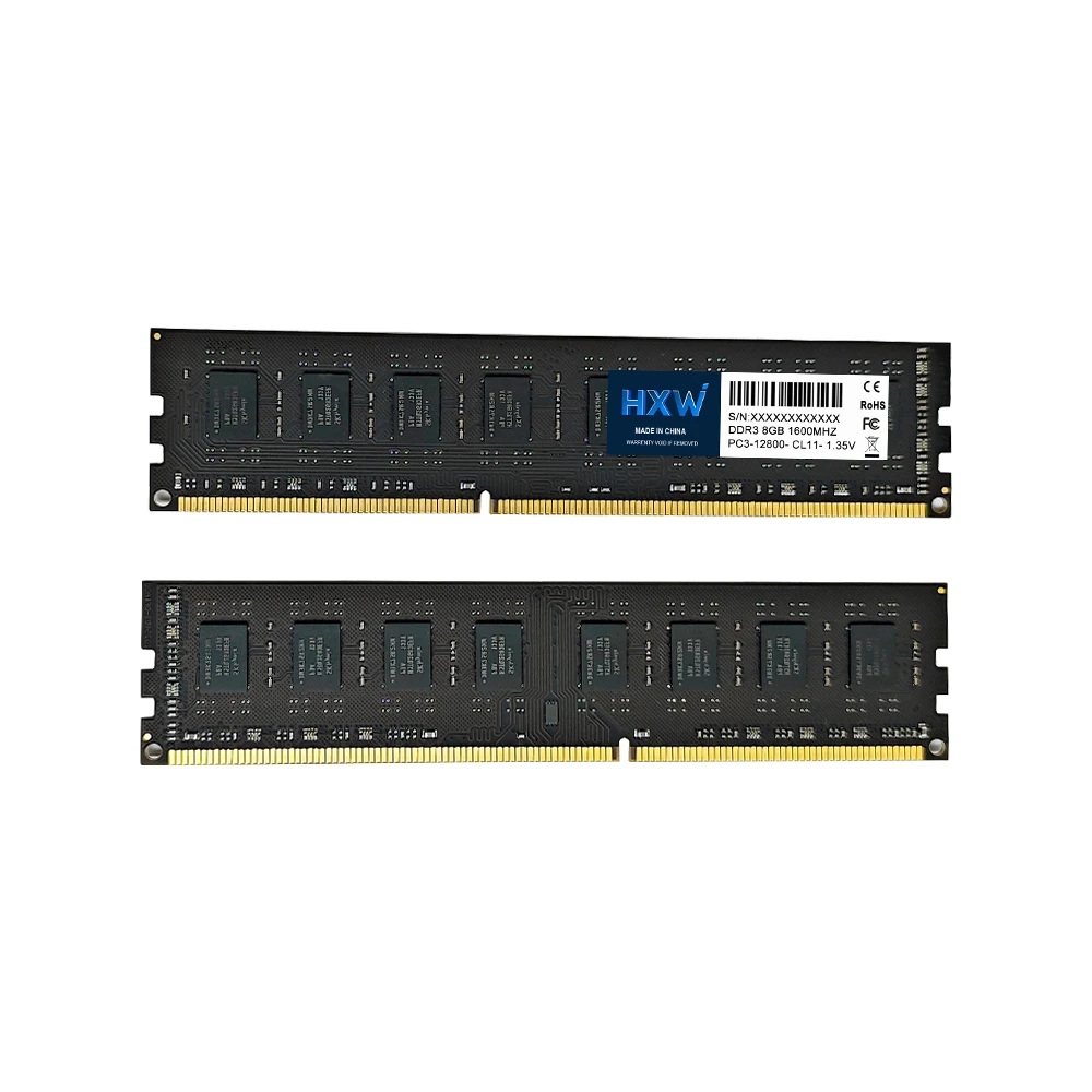 HXW INDUSTRIAL 2GB/4GB/8GB UDIMM DDR3 1600MHZ